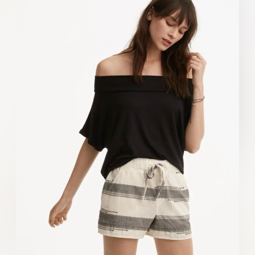 Lou&Grey White Nautical Multistripe Shorts